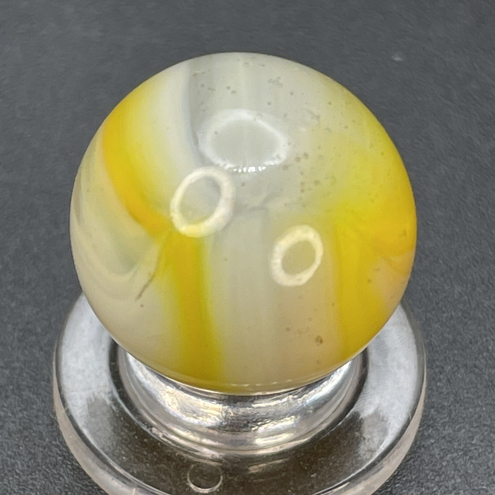 Peltier Or Kokomo Marble Vintage Marbles 0.629”