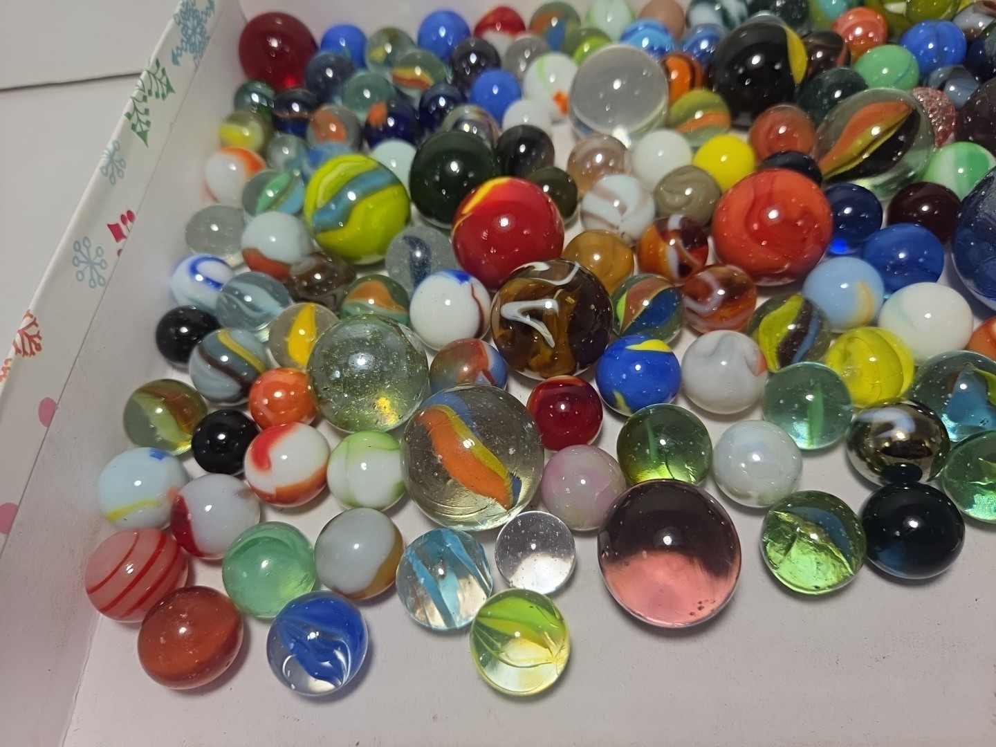 Variety Marble Lot Pee-wee ToeBreaker Shooter Player Vitro Akro Peltier Jabo Mix