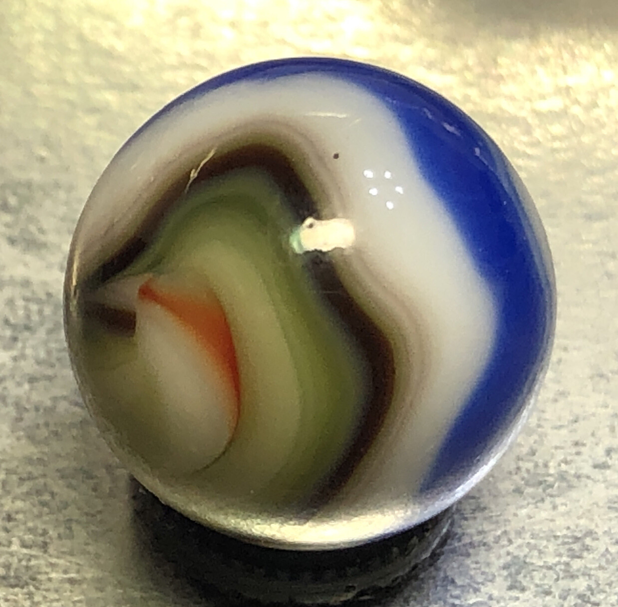 Vacor Mega Multi-Color Hurricane Marble Bright Colors, Size .625 NM+/M- Look!