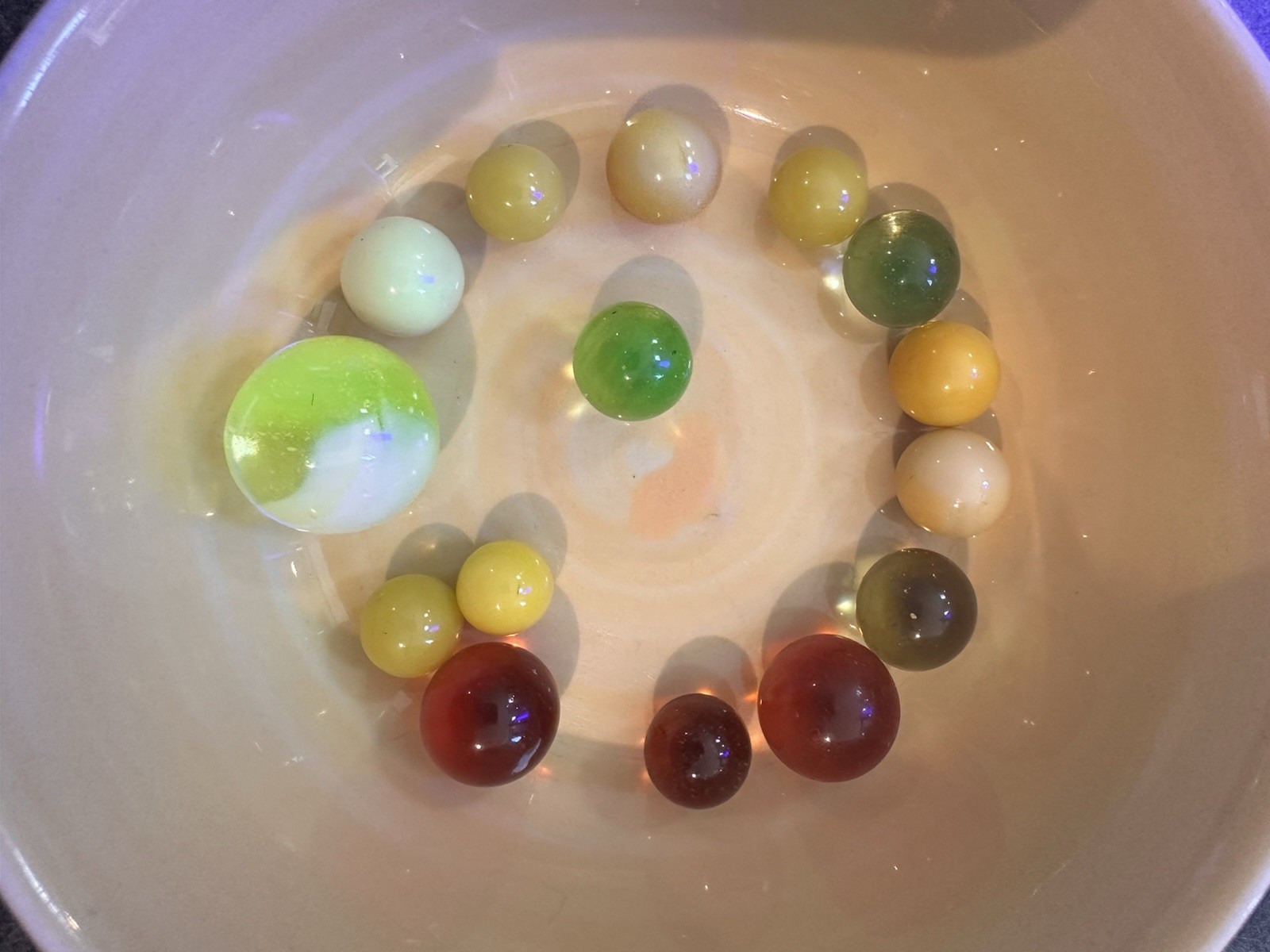 UV Glow Marbles – Pack Of 15 With WeeGlo Shooter