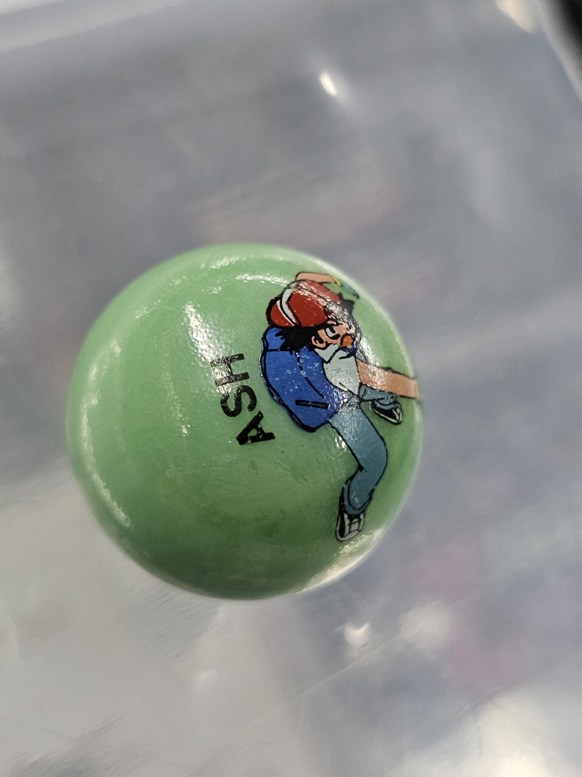Vintage Pokémon Marble | Ash | Trainer | 2000s | Rare Pokemon Authentic