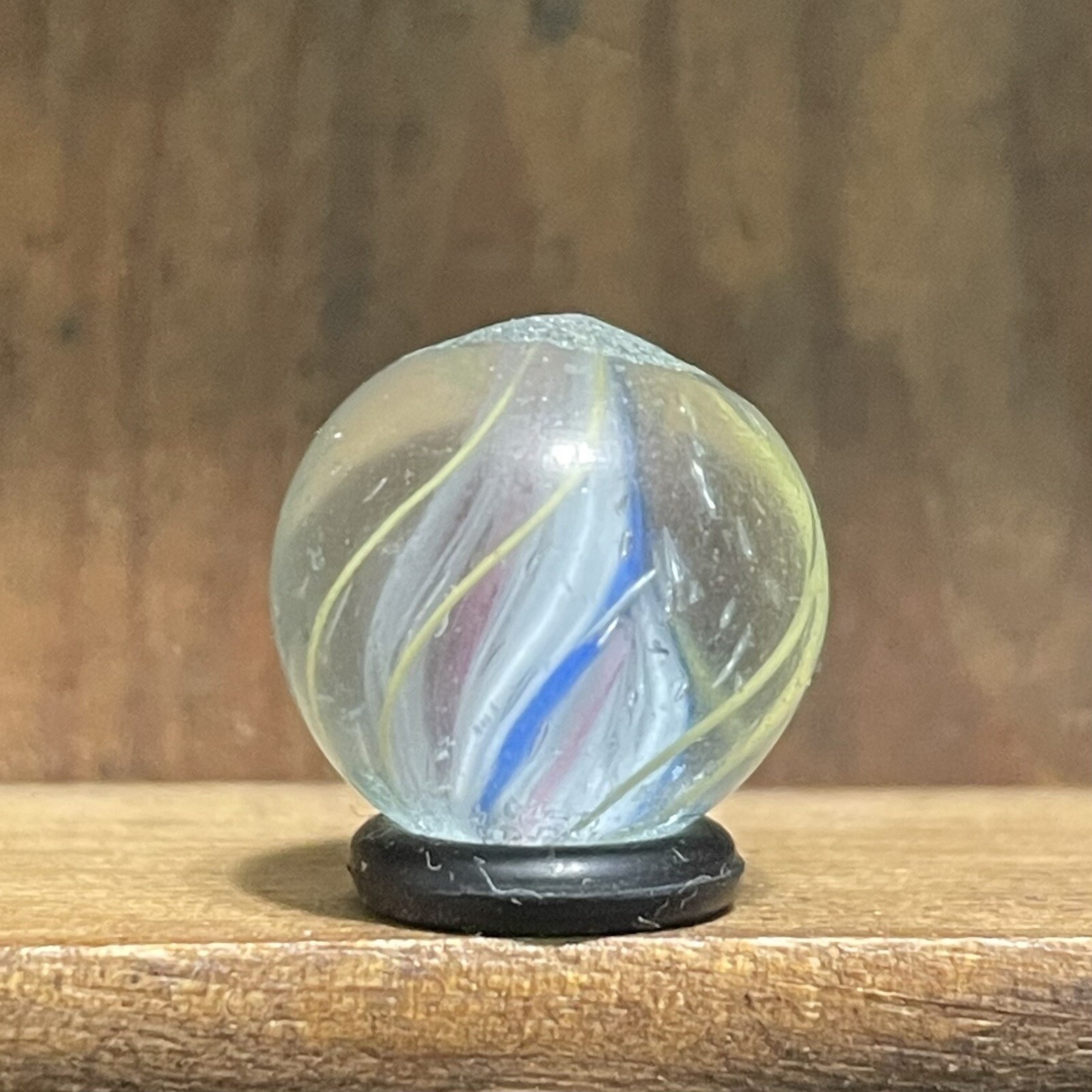 Antique Handmade Solid Core Swirl Marble 17/32” Mint(-) | (26)