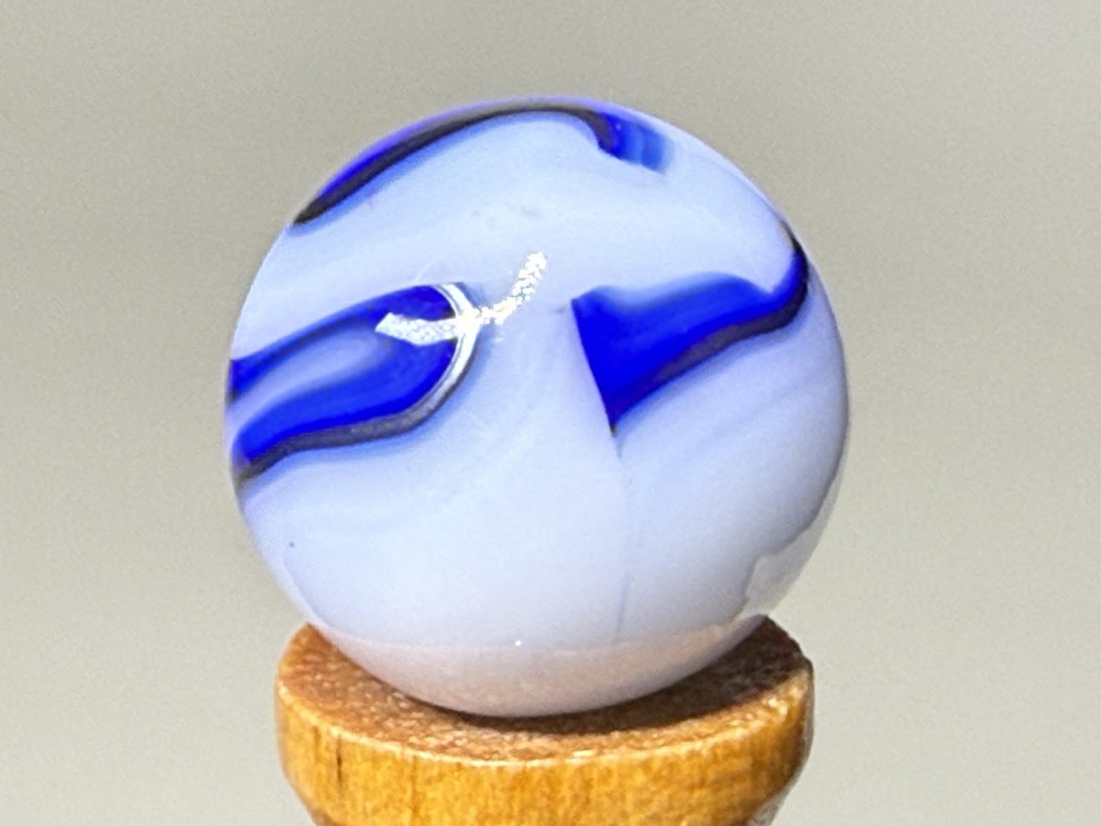 Alley Agate Co Metallic Swirl Marble .52” NM(+)
