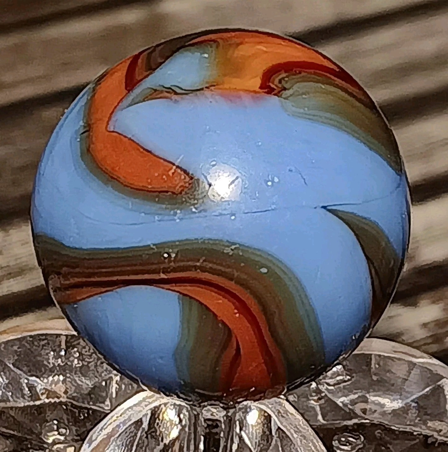 Christensen Agate Swirl Marble. .66″ Near Mint. Nice Pattern