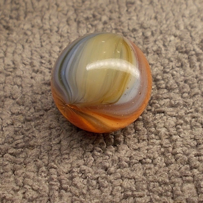 Vintage Akro Agate Sparkler Mint 21/32″ Very Nice HTF