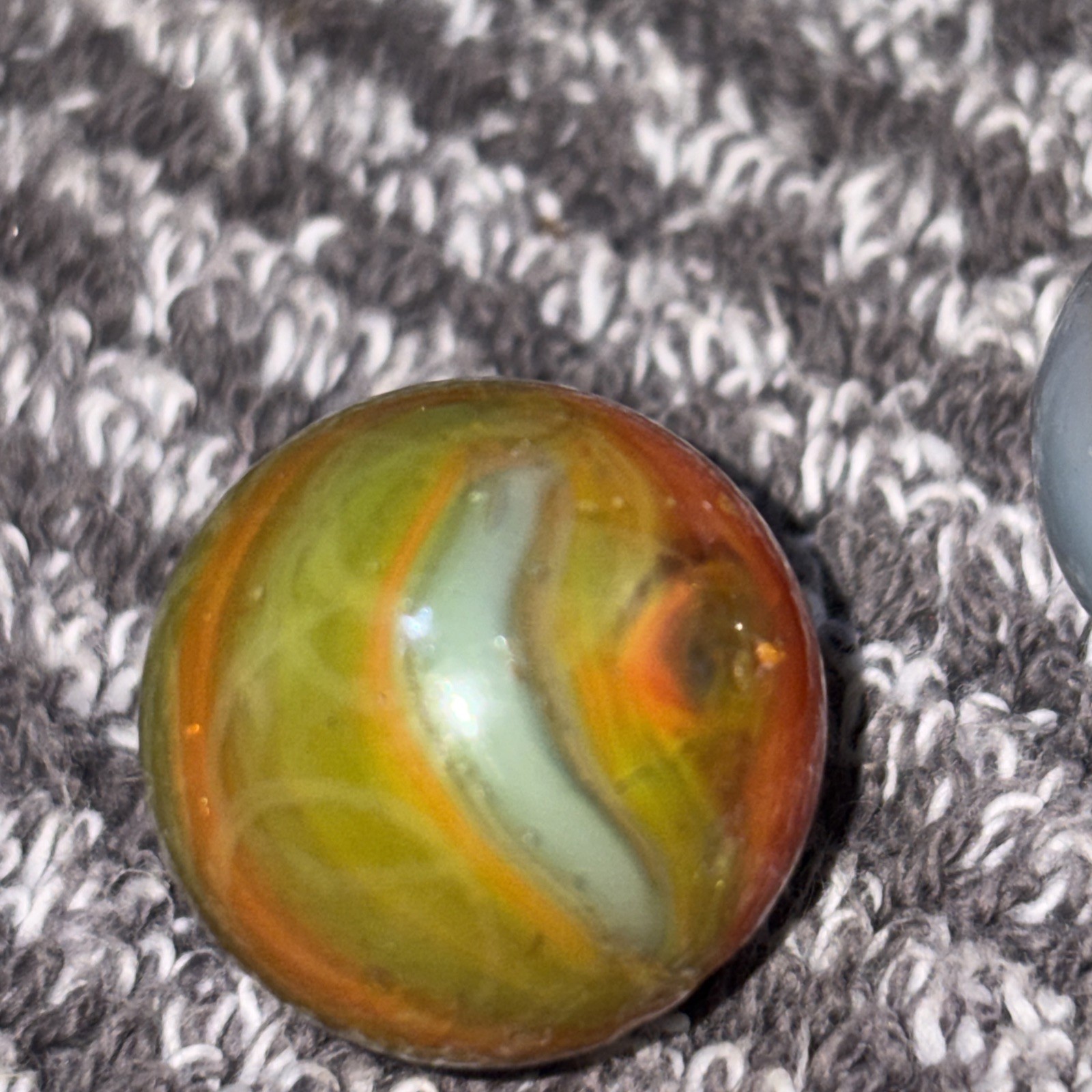 Kokomo marble lot shooters,UV,Opalescent variety Ribbons .58 to .84