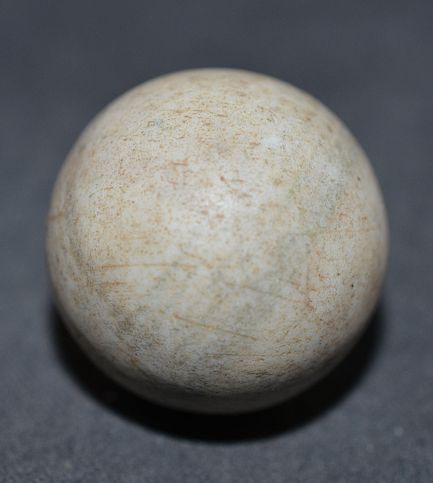 Lined China Marble Handmade 61/54″ Organic Collector Old Lot #983