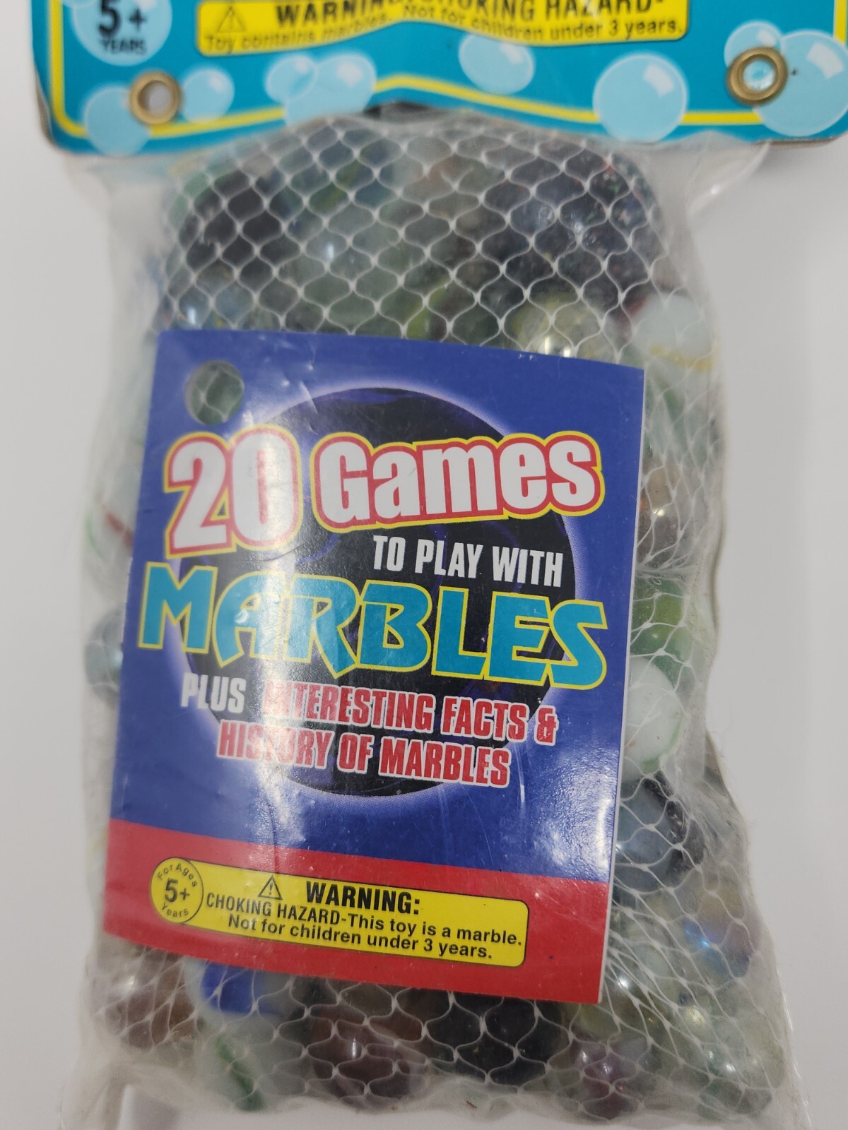 VINTAGE 1996 BAG OF CHAMPION MARBLES IMPERIAL TOY CO 100 MARBLES 2 SHOOTERS