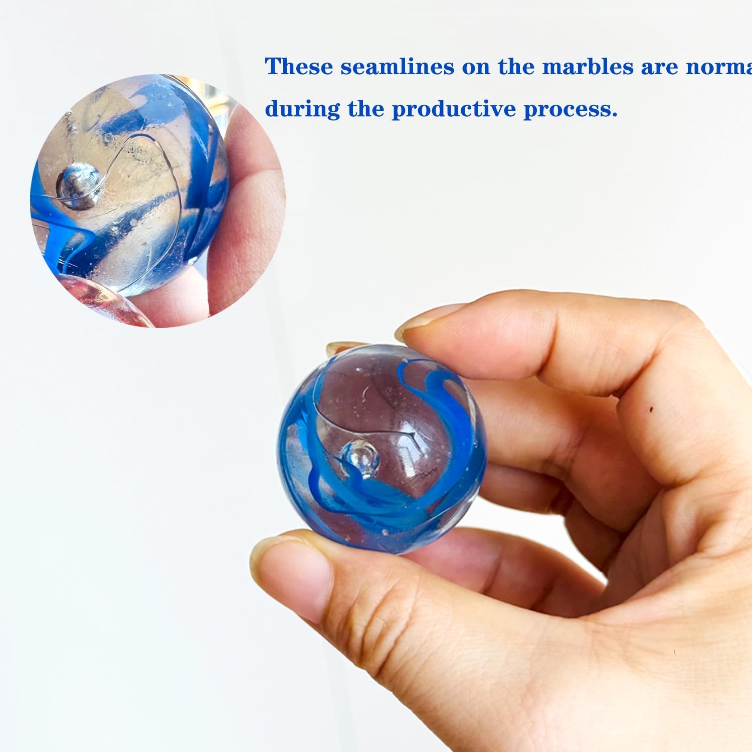 Glass Marbles 35mm Assorted 10pc Game Play Home Decor Educational Gift