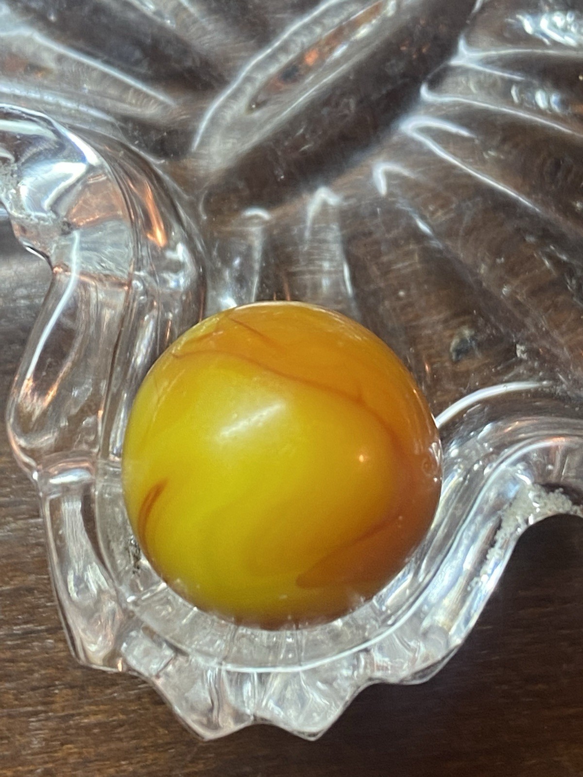Peltier NLR Flaming Golden Dragon Marble 15mm NM