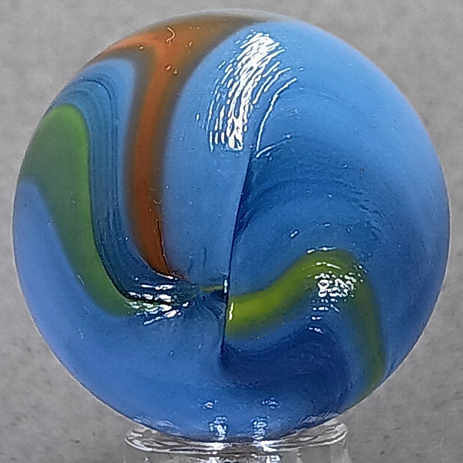 Large Imported Swirl Marble .97 Inches Near-Mint Condition Combined Shipp