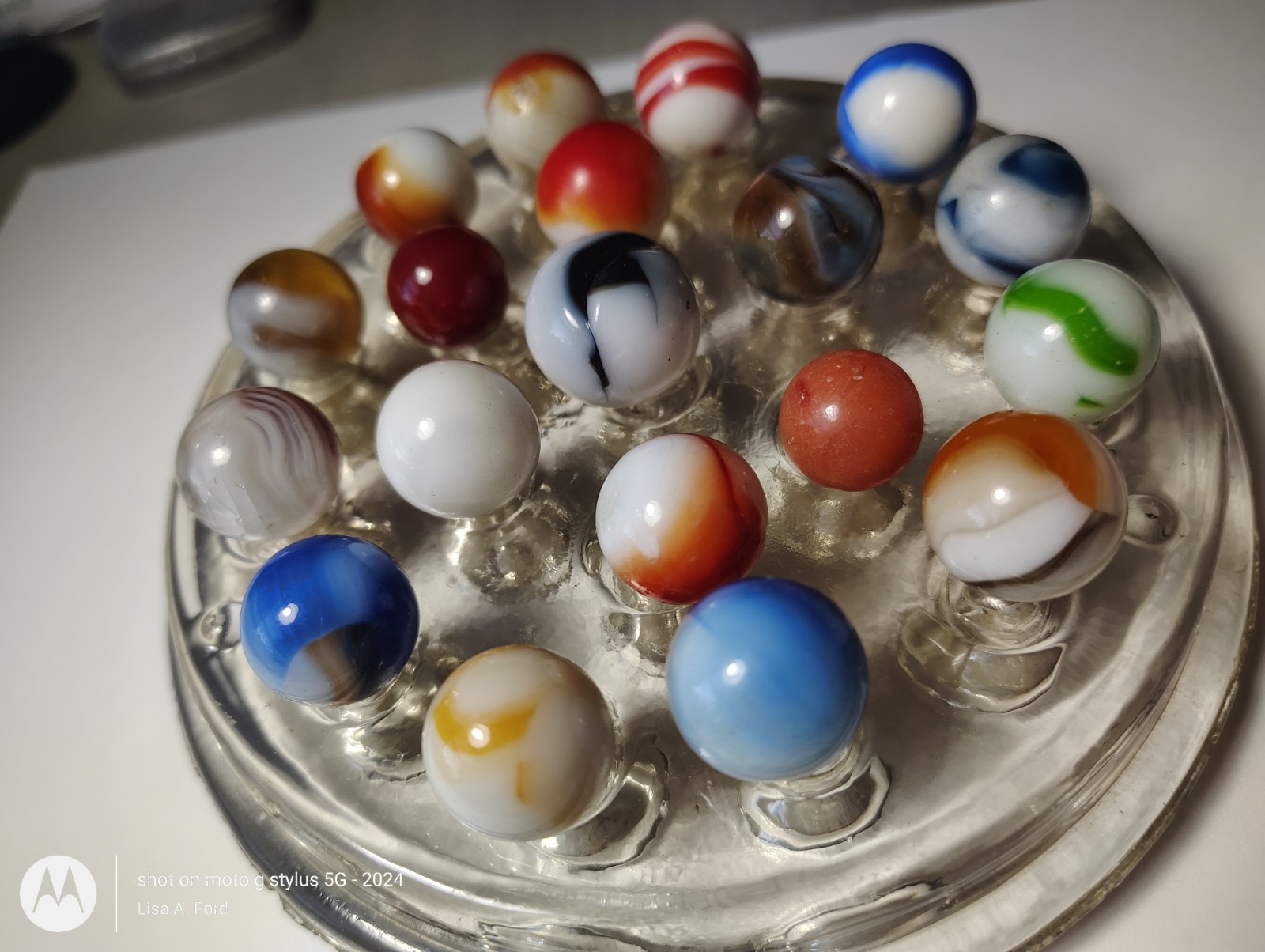 Vintage Marbles Lot of 19 Akro Agate Peltier Vitro Alley Estate Find WOW LOOK!