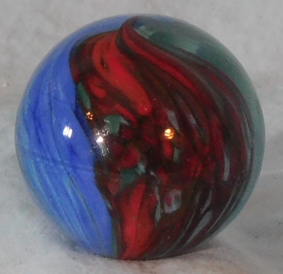 Andy Davis Contemporary Handmade Marble, 1 13/16″ Diameter, #9201AG