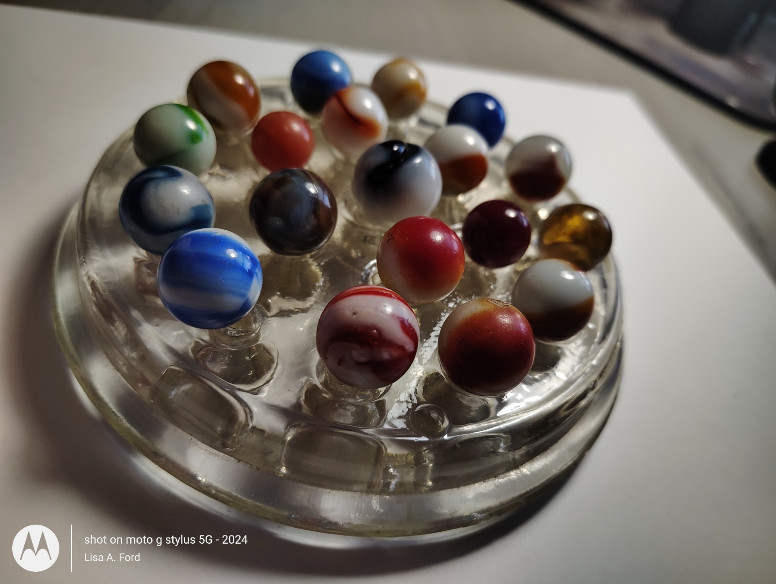 Vintage Marbles Lot of 19 Akro Agate Peltier Vitro Alley Estate Find WOW LOOK!