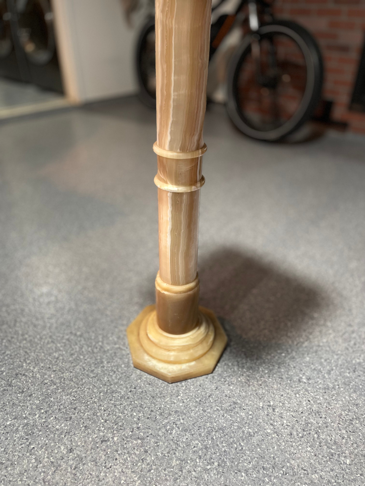 Beautiful 19th Century Italian Marble Pedestal 38′