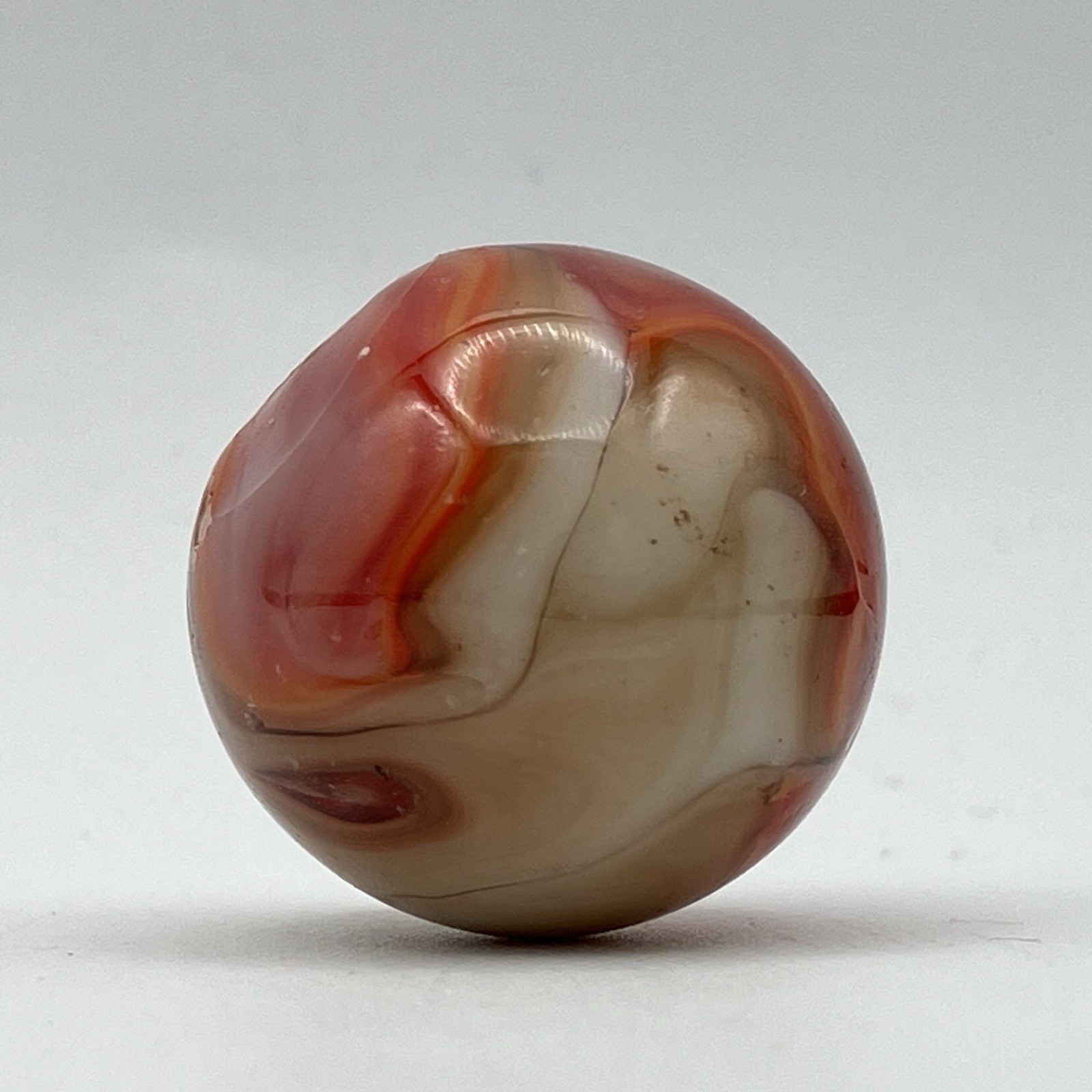 7 – Vintage Glass Marbles / Assorted Mix + Cadmium / Shooters / Glows / No 21