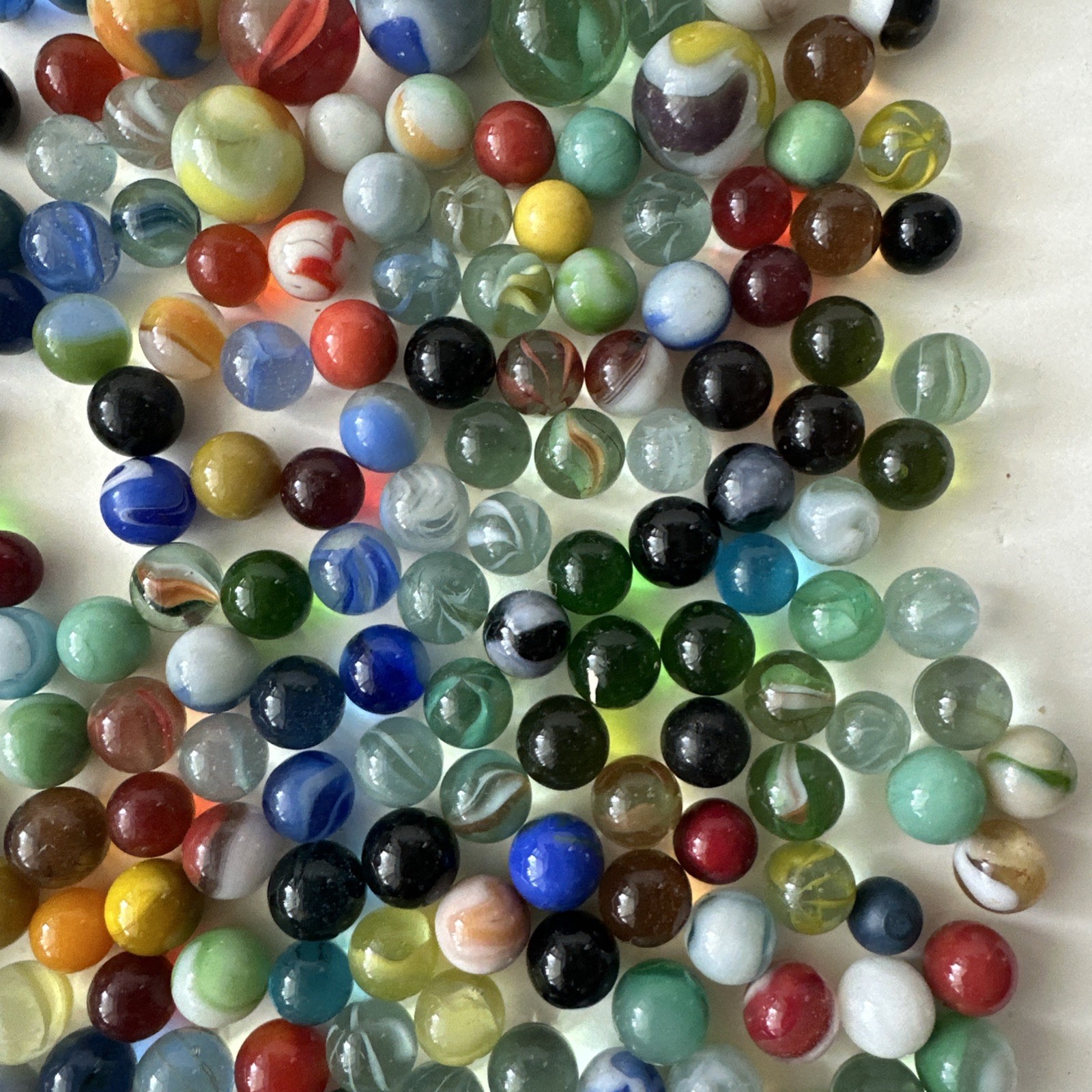 Vintage Marbles Lot Of 350 4lb 5oz