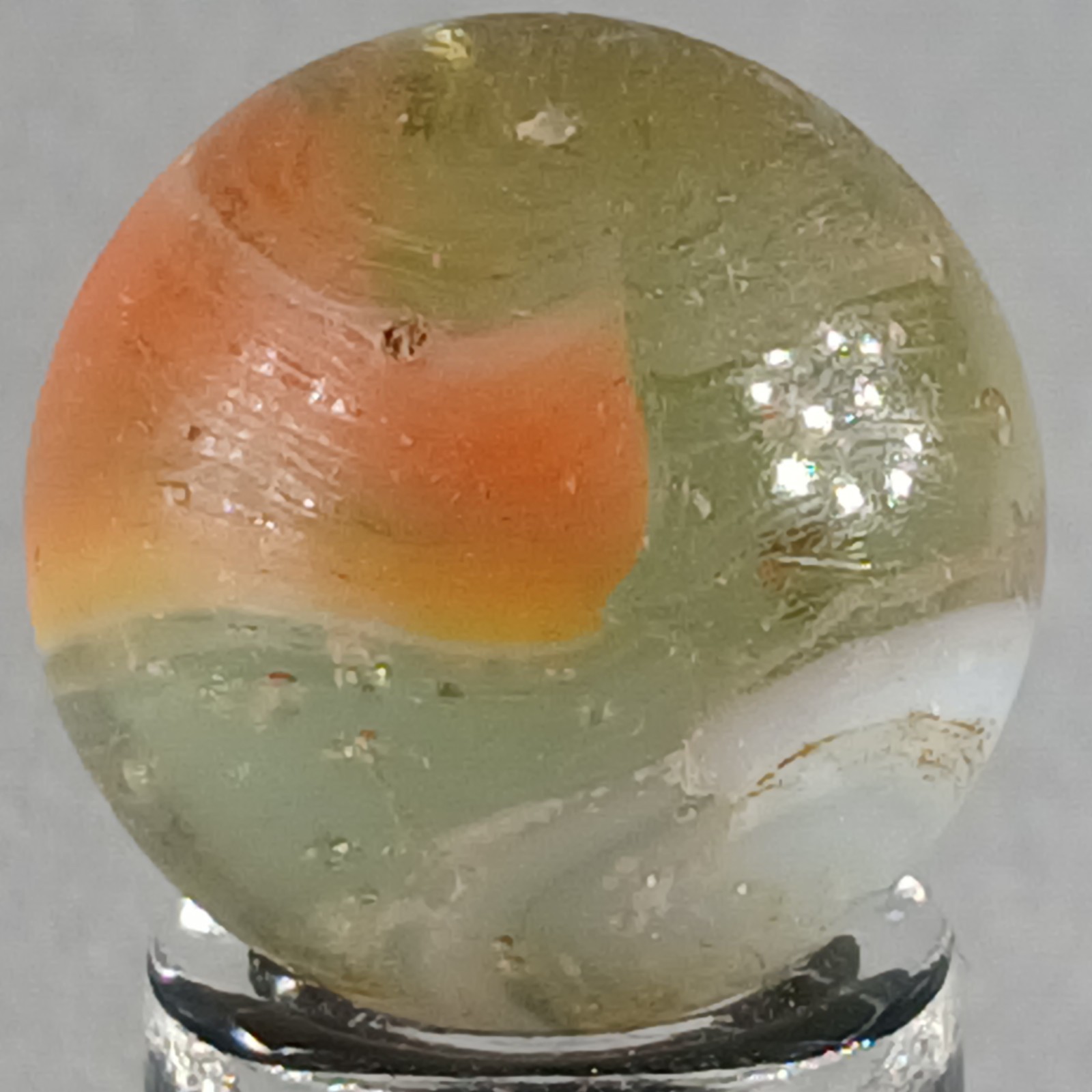 Vintage Vitro Conqueror Marble .61 Inches Near-Mint Condition Combined Shipping