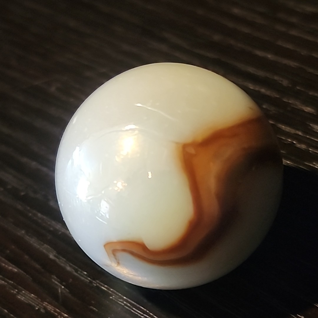 Large Vintage Boulder Marble 34.8mm In Diameter Swirl – Unknown Maker