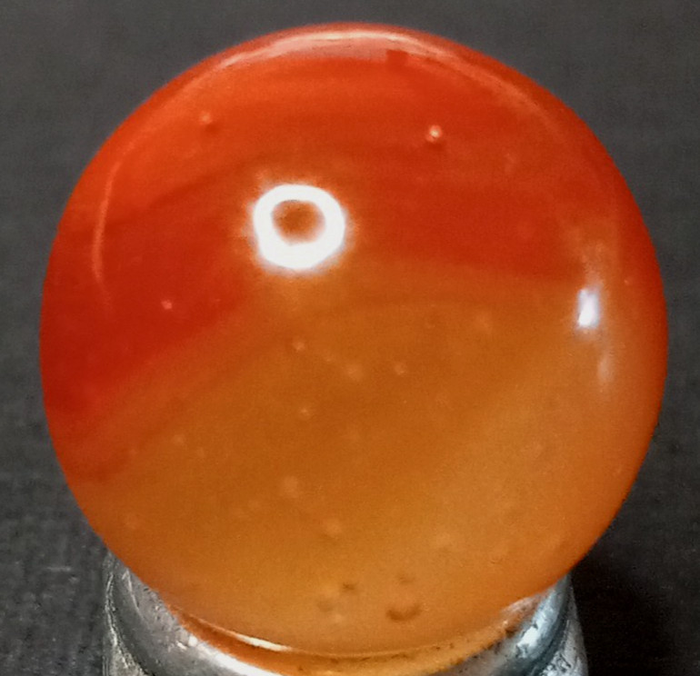 Vintage Akro Moss Agate Marble .62” Mint Condition 126150