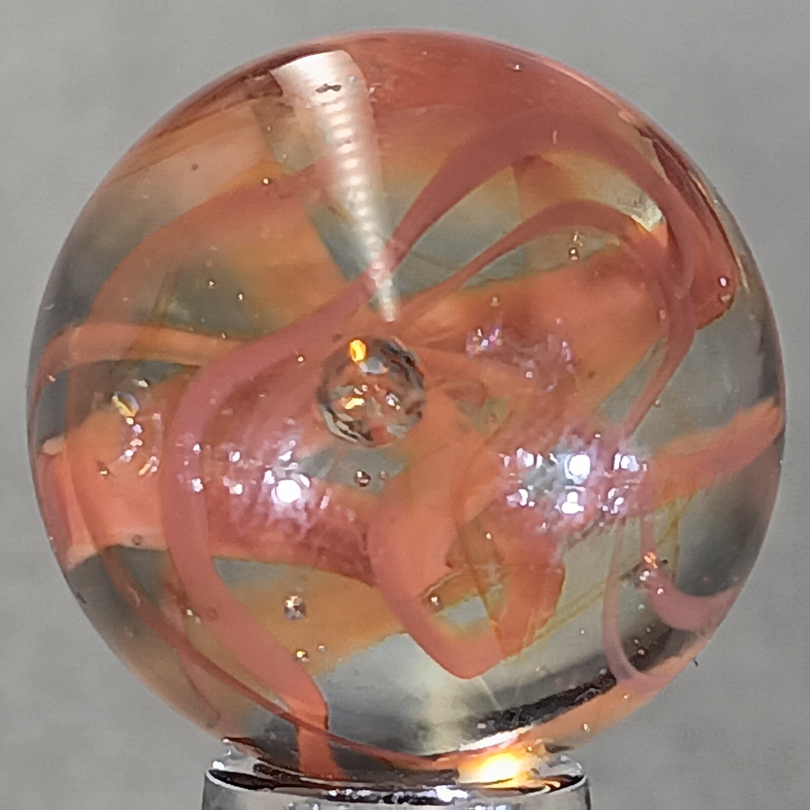 Large Vacor Spaghetti Marble .97 Inches Good Condition Combined Shipping