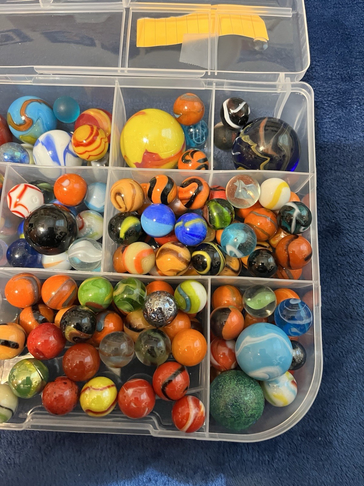 Marble Collection With Case From Estate Sale Two And A Half Pounds Fast Shipping