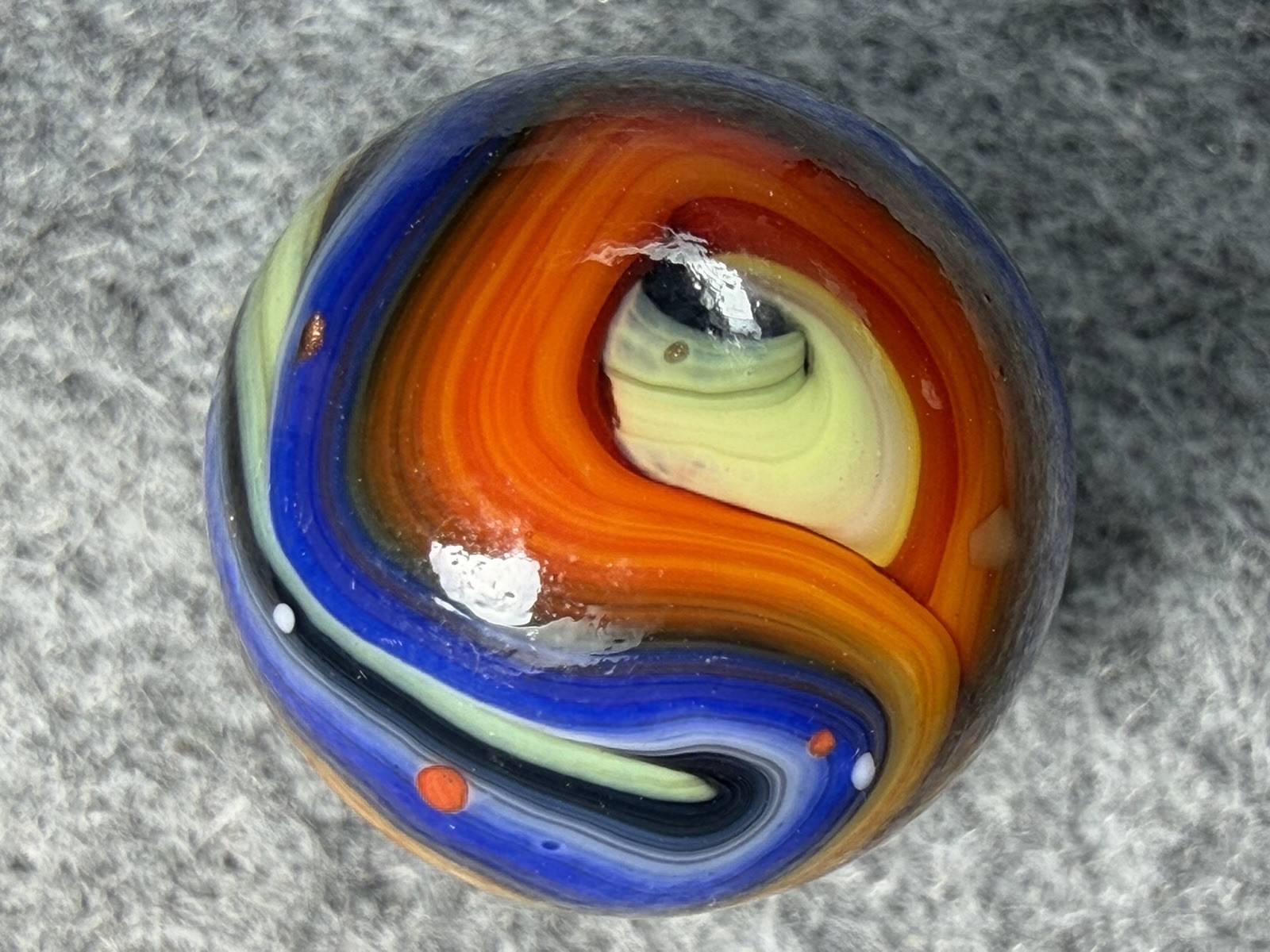 JABO Joker 4 Run Contract Marbles: Multi Color Confetti Swirl. .710