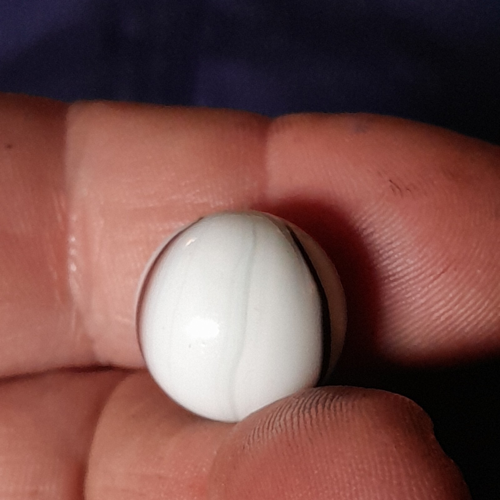 Vintage Akro “Oxblood Swirl” Marble-NM Oxblood Swirl *116