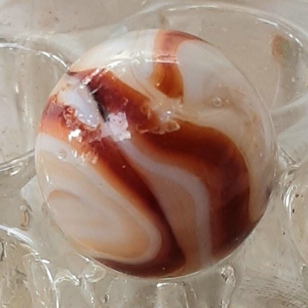 5/8″ Alley Agate strawberry shortcake Marble In NM Condition ✔ My 📷 .