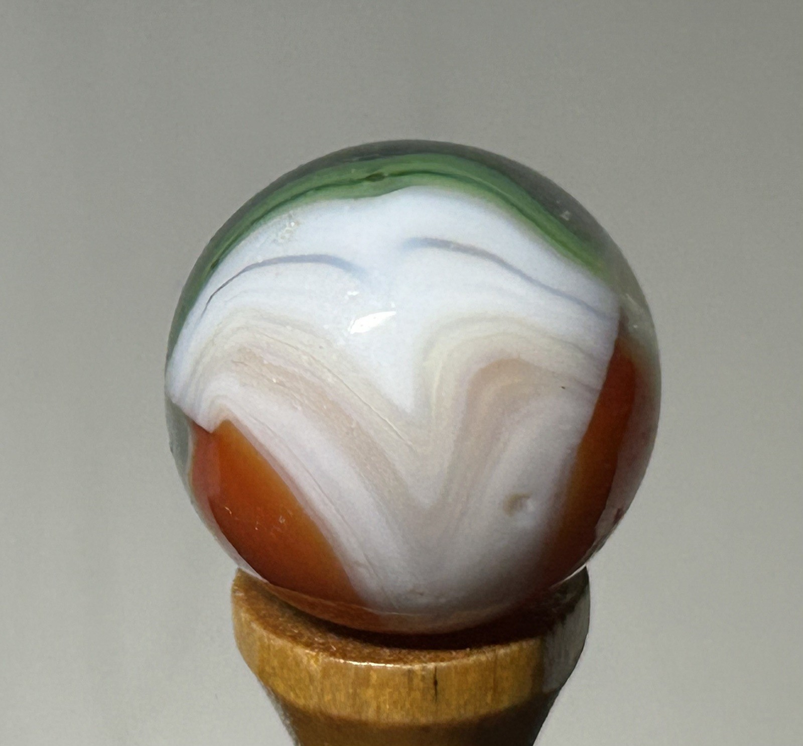 Vitro Agate Tri Lite Marble .63” NM(+)