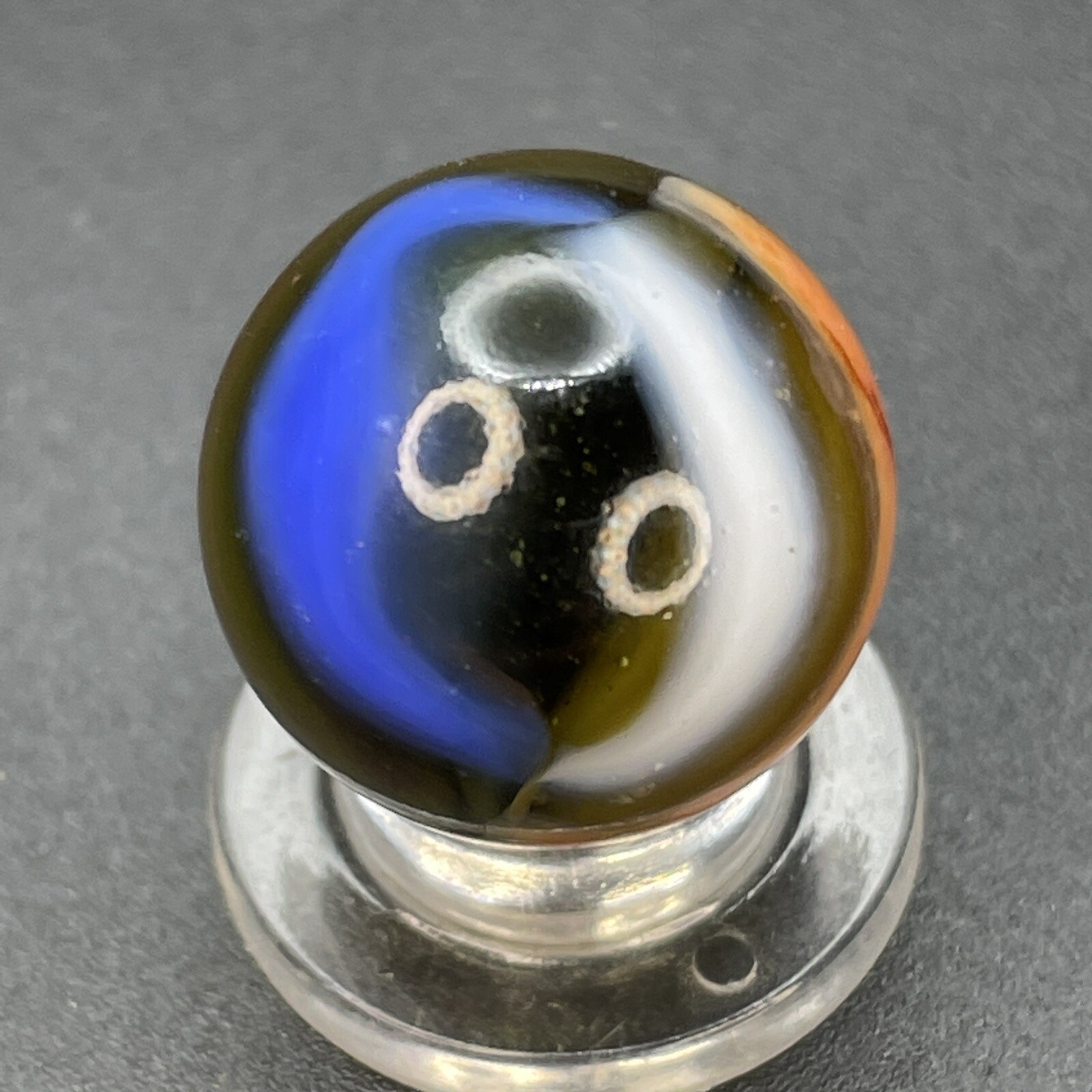 Peltier National Line Rainbo MCS Marble Vintage Marbles 0.669”
