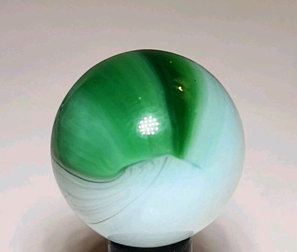 AKRO AGATE CO. ‘Patch’ .61″ Vintage Marble