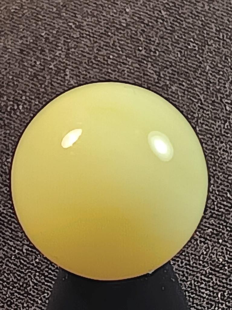 17/32″ Akro Agate Light Lemonade Moon Swirl Near Mint Serious Marble A737