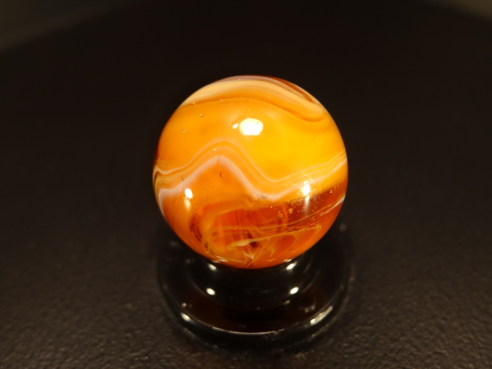 CHRISTENSEN AGATE AMBER R&T Pattern w/Cutline WET MINT