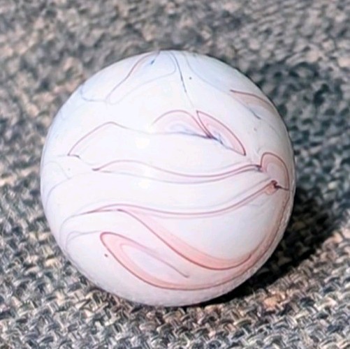 21/32″ Intricate Busy Veiligglas Opaque Swirl 1950s/1960s Vintage Marbles MM