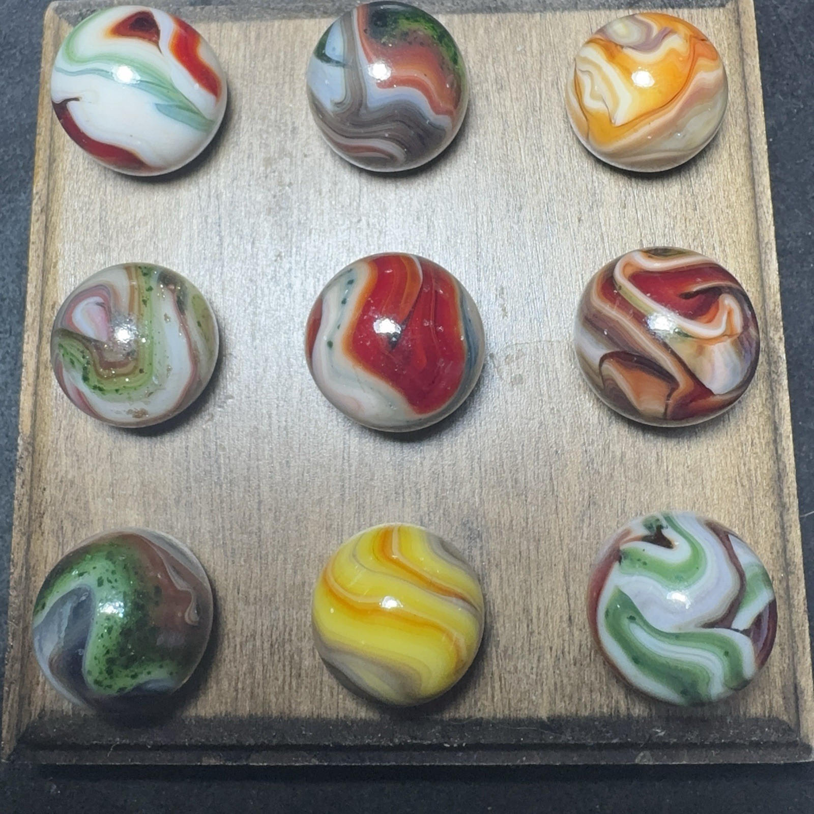 9-JAbo Tribute To Friendship Marbles (3288) One Has A Crease