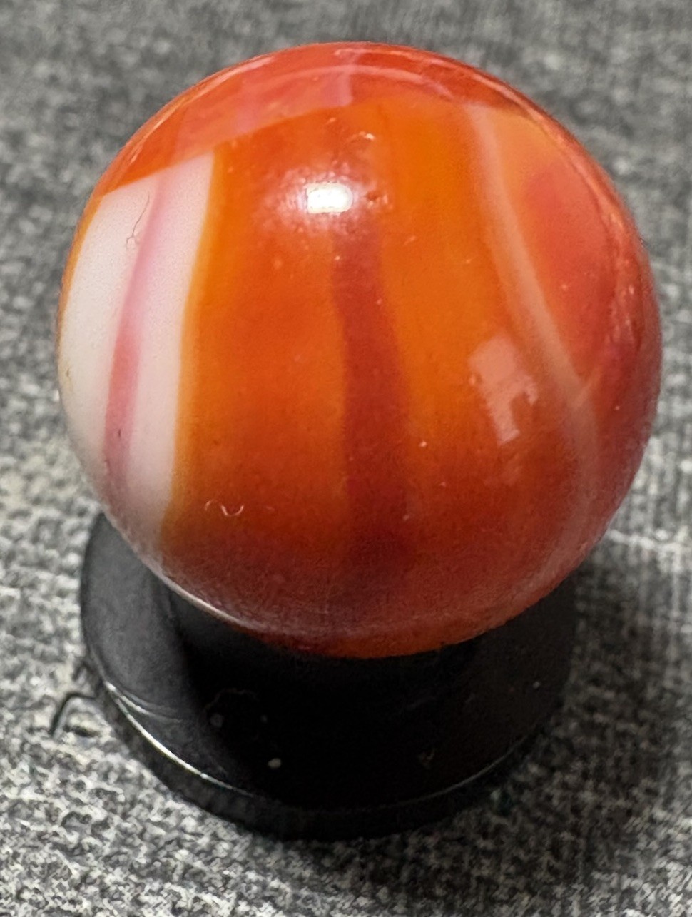 VTG Marble King Rainbow Marble .62” Tiny Flea Bites See Pics