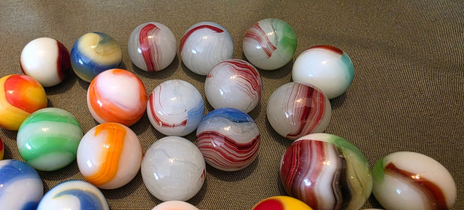Vintage Lot Akro Corkscrew Marbles M/NM Corks Ox Patch and More Lot 1 +Free Ship