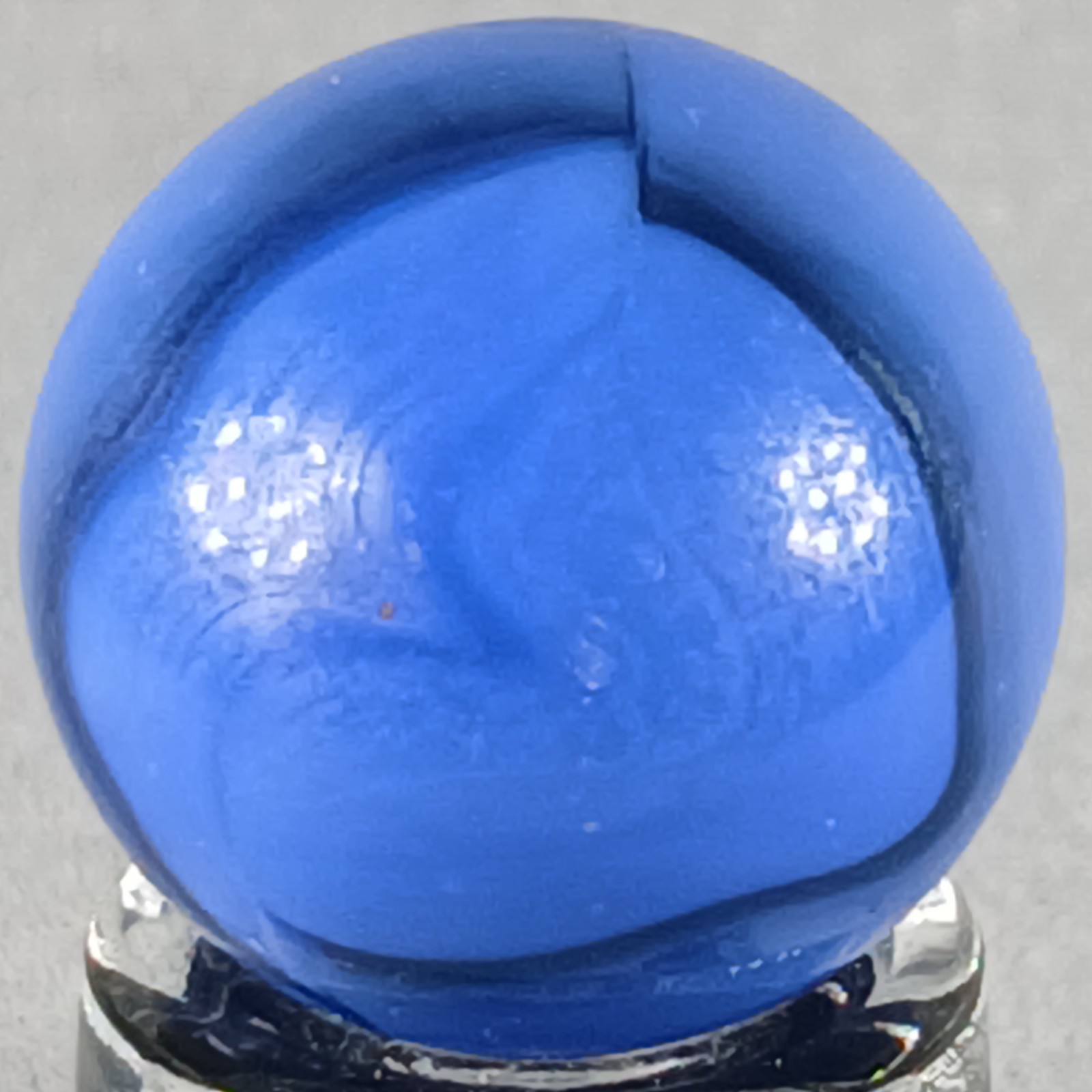 Small Vintage Vitro Conqueror Marble .55 Inches Near-Mint Condition