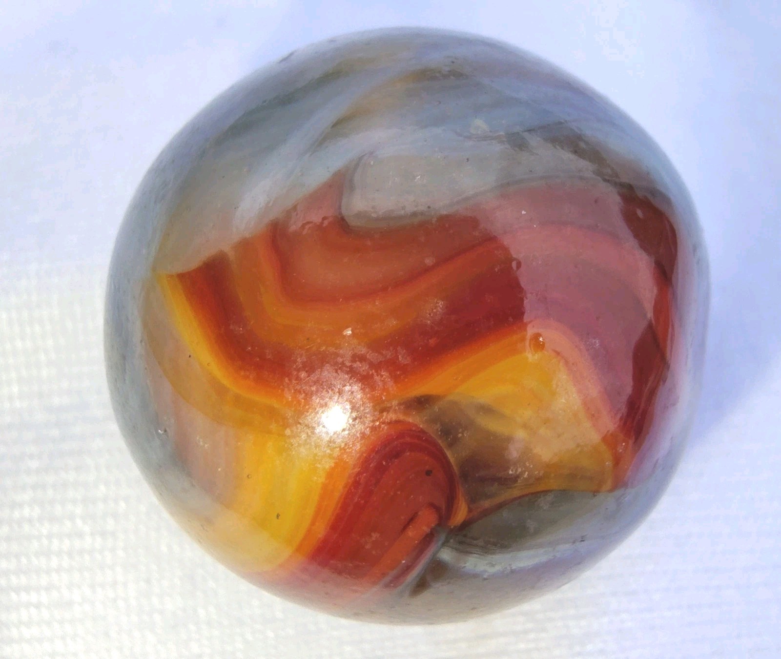 Jabo/DAS Ghost Marble Shaped Like Dice Error Rare One Of A Kind Shooter .71