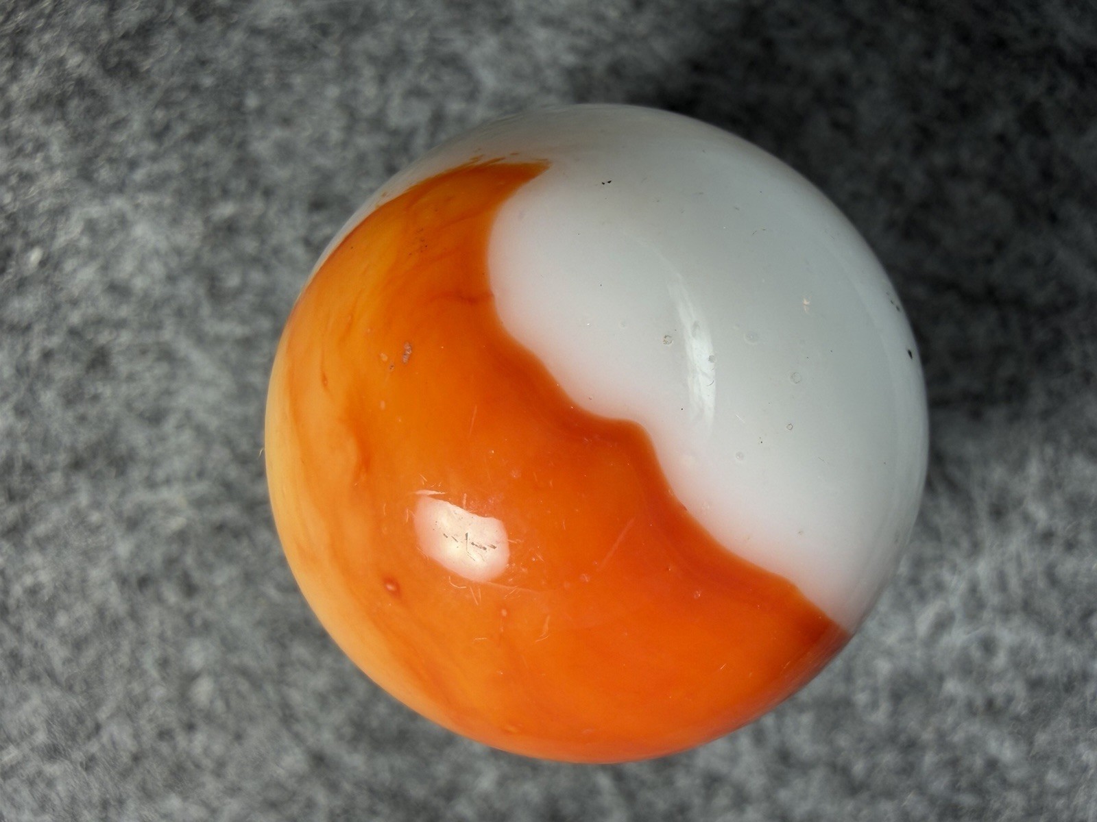 Vintage Marbles: AKRO Agate Multi Color Bolder . Mint- 1.005