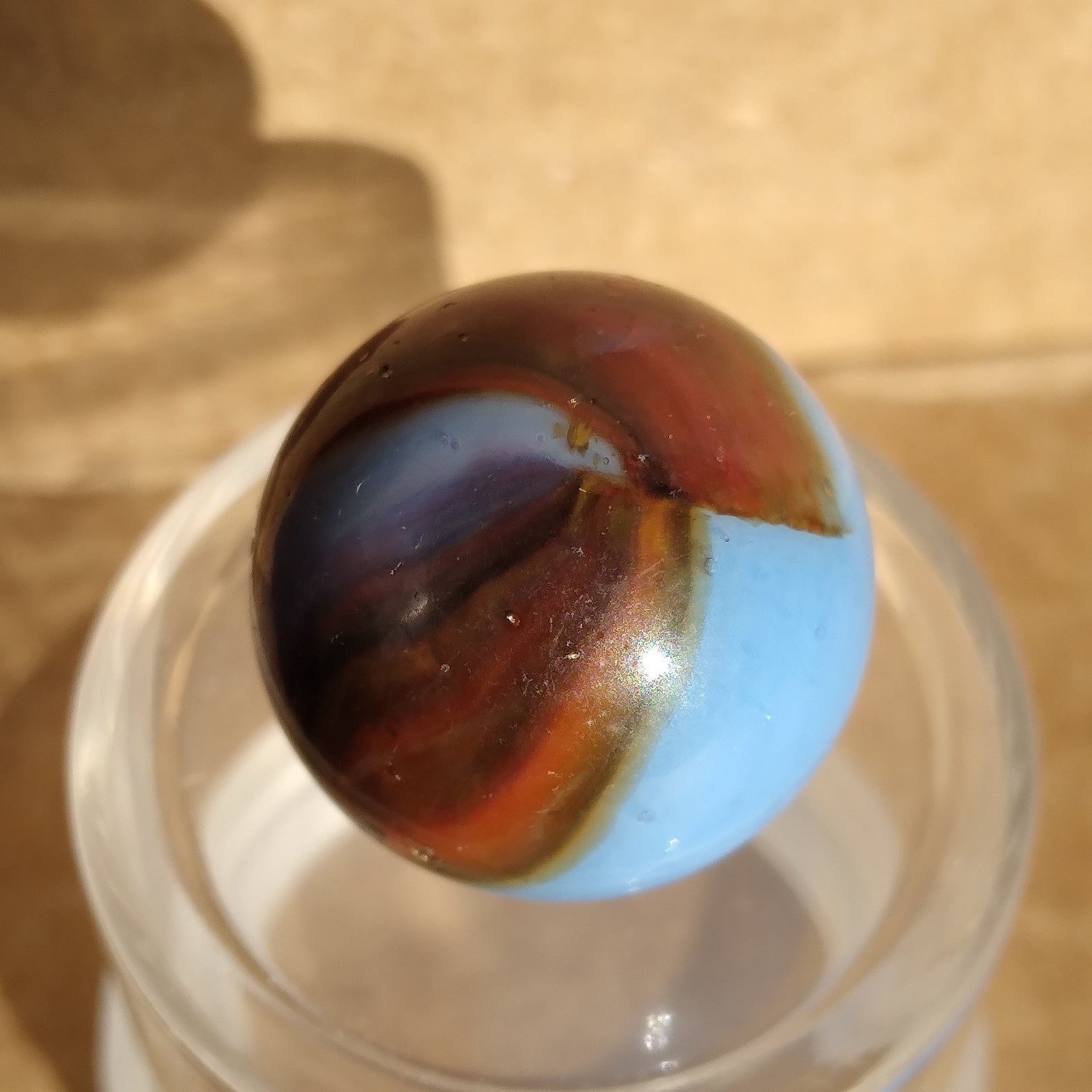 0.61″ Vintage Marble- Peltier Kokomo Vitro Akro Christensen