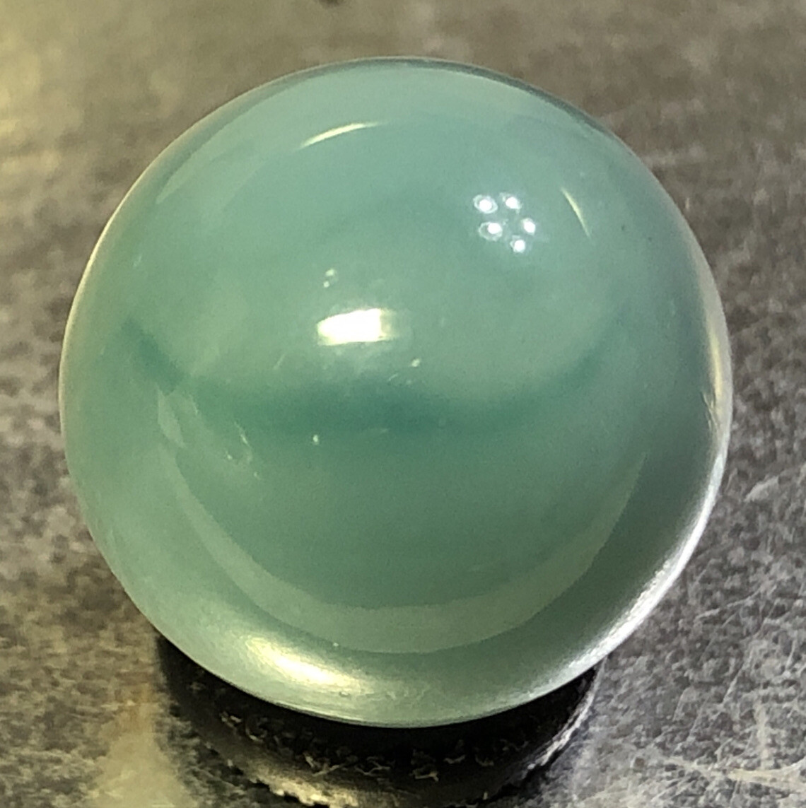 VITRO ALL RED Patch ROBIN BLUE Rainbo Opaque VINTAGE Marbles .61″ 19/32” Look!