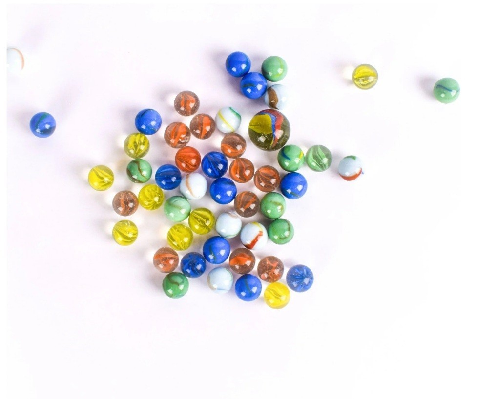 Traditional Marbles 100 Pcs 99 Player Marbles 1 Shooter Marble Game