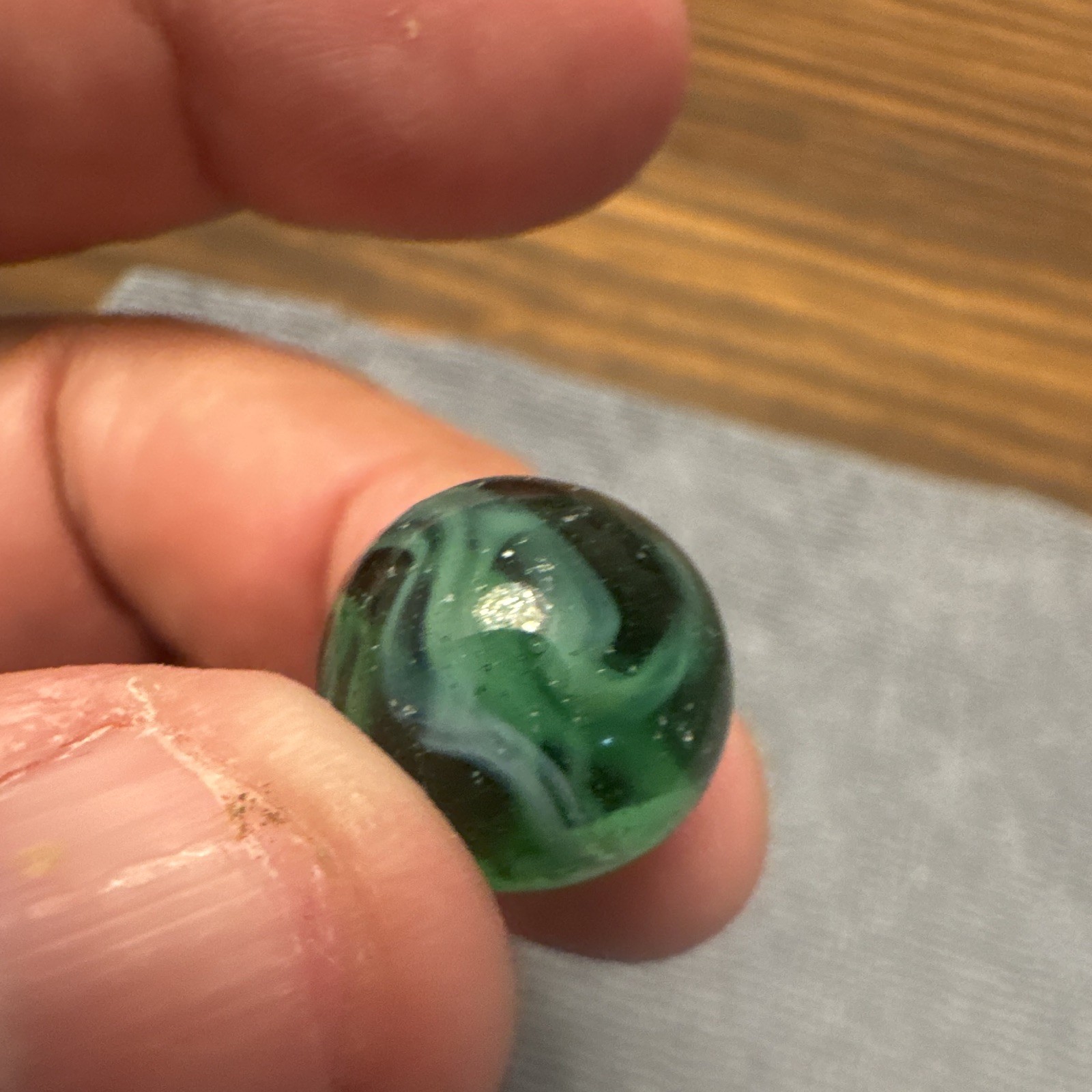 Lot Of Vintage 1940’s 50s Swirl Cat Eye Glass Marbles