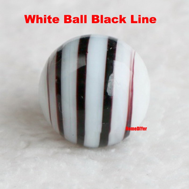 16mm Wire-Wound Coloured Glass Marbles Balls Vase Fillers Craft Decorative Beads