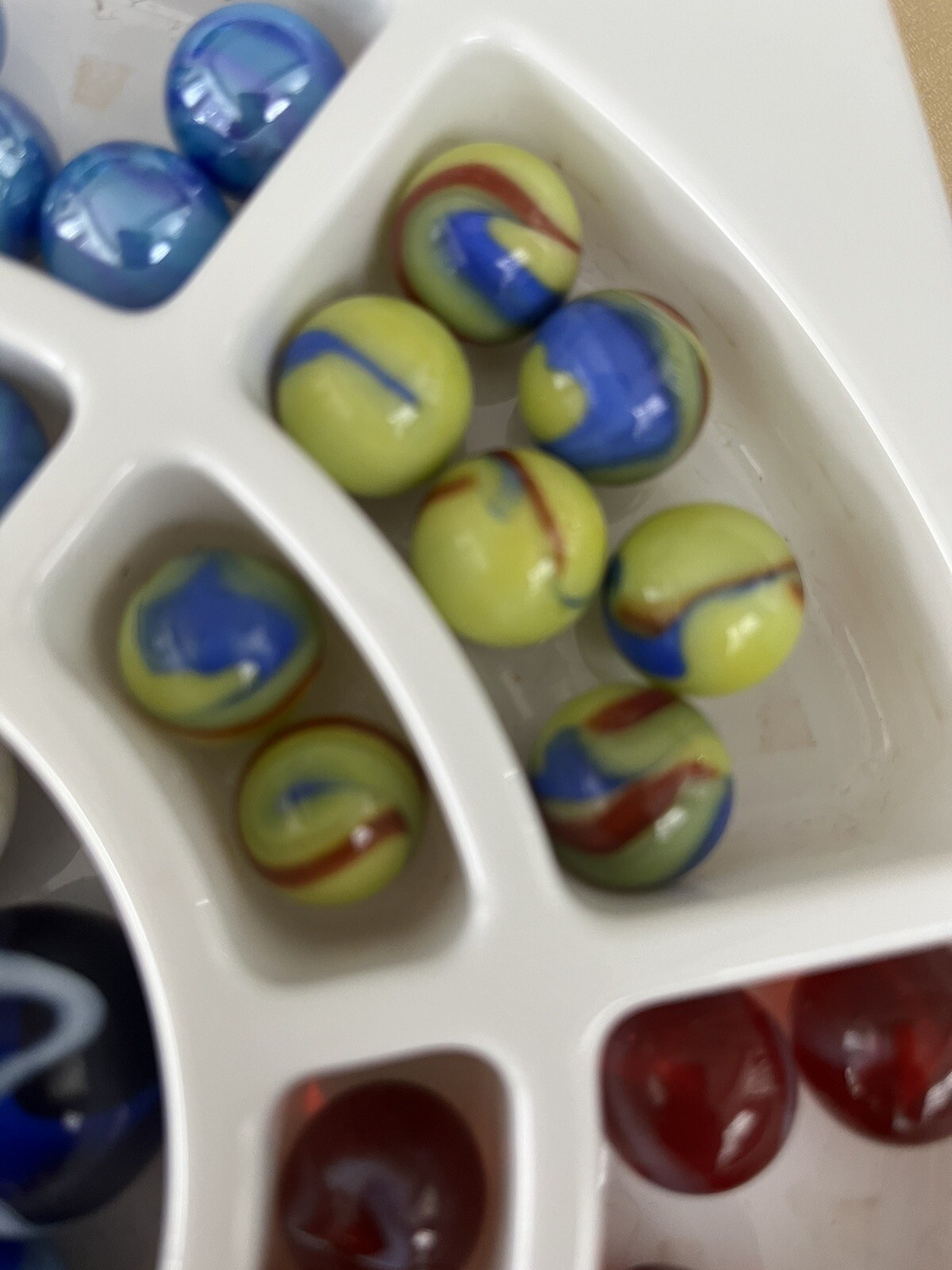 Vintage Marbles Mega fun USA Monster Collection 80 Pc Box Preowned No Pouch DL7
