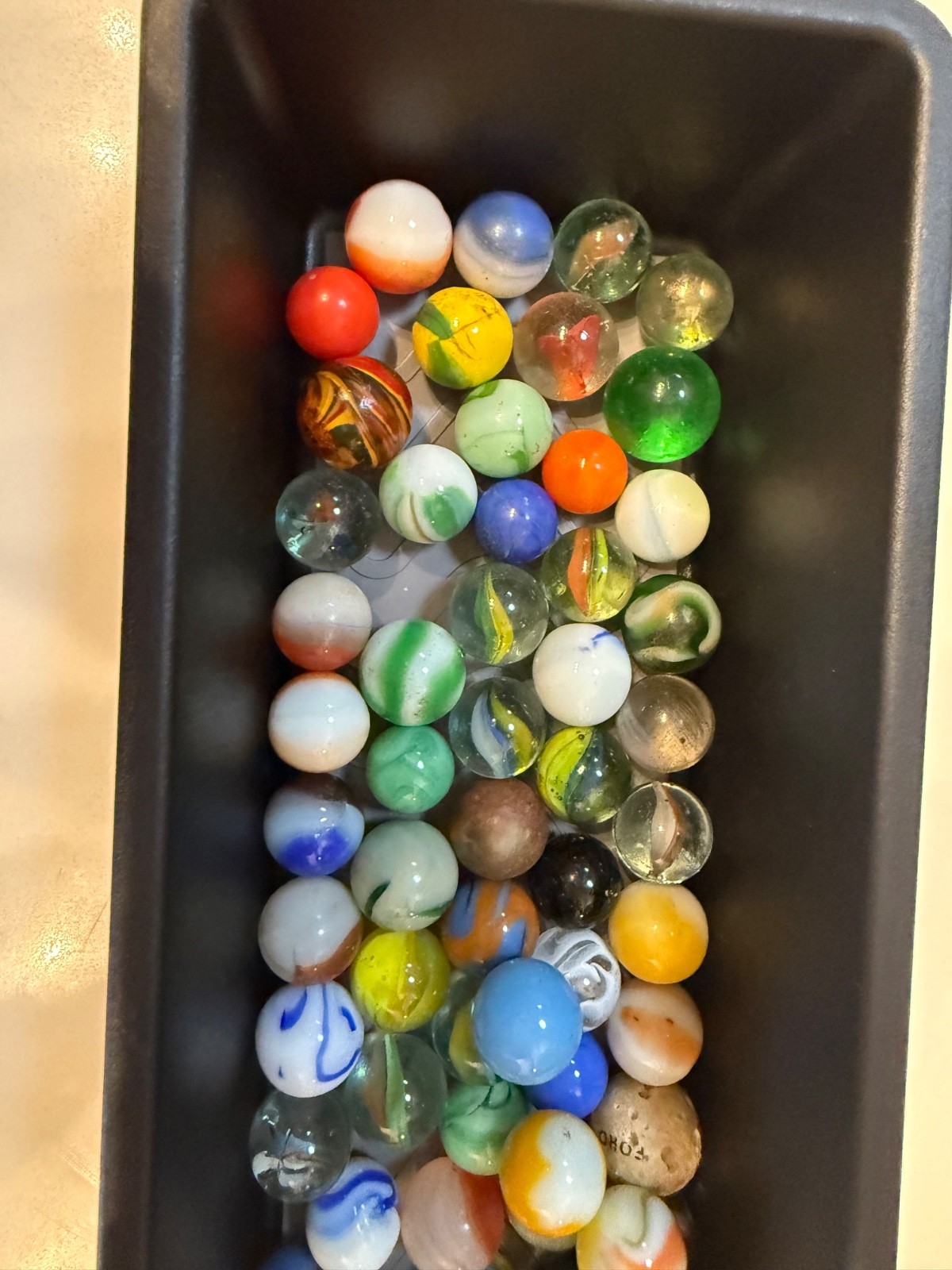 Antique-Vintage + mixed marble lot 100 marbles Great Collection Antique