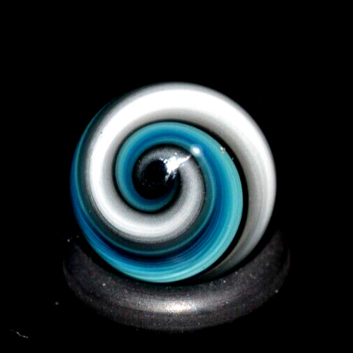 BRYAN TRILLAS GLASS MARBLE/.566″-TURQUOISE BLACKLIGHT-BABY-BLUE,NEON GREEN,TURQ+