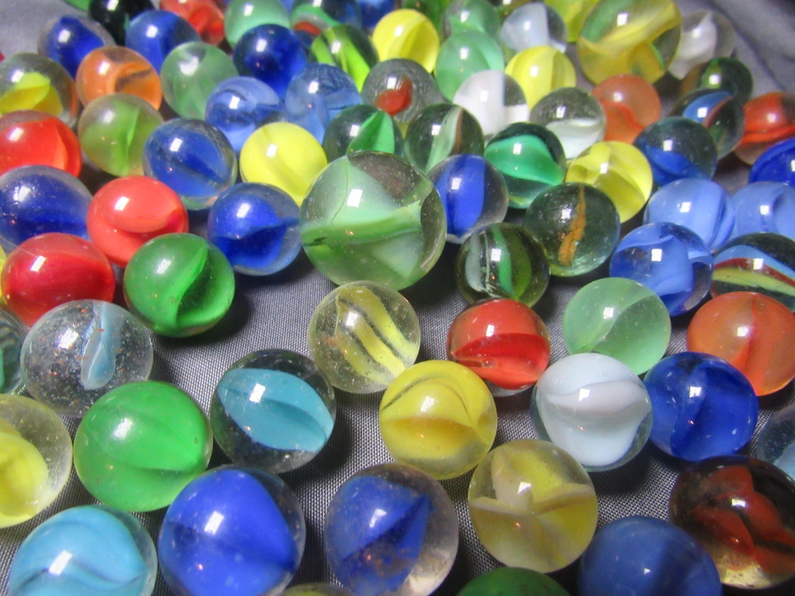 Cat’s Eye Marbles Lot Over 1 LB Lot #1